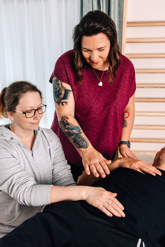 Marion Stadlauer zeigt individuelle Weiterbildung am Patienten